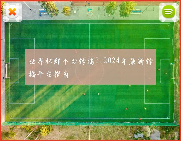 世界杯哪个台转播？2024年最新转播平台指南
