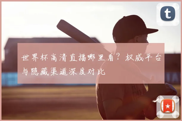 世界杯高清直播哪里看?权威平台与隐藏渠道深度对比